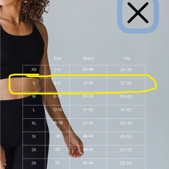 Savvi Ashtanga 24” Textured Workout Active Leggings NWT Small - Picture 8 of 13